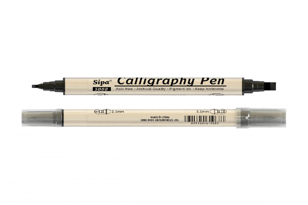 Twin Heads Calligraphy Pen