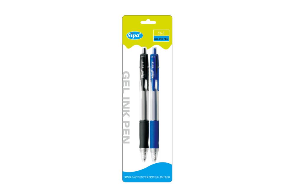 Gel Ink Pen - Blister Pack